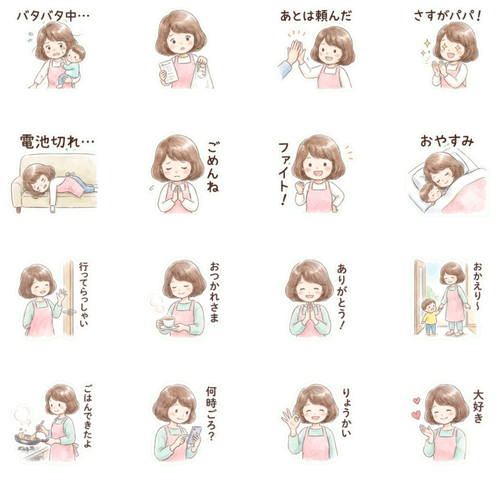 毎日がんばるママの日常